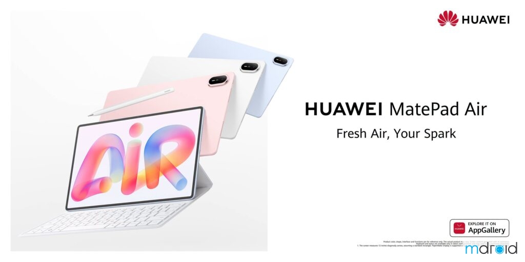 HUAWEI MatePad Air 2026 正式发布：升级 OLED 柔光屏，售价 849 欧元起
