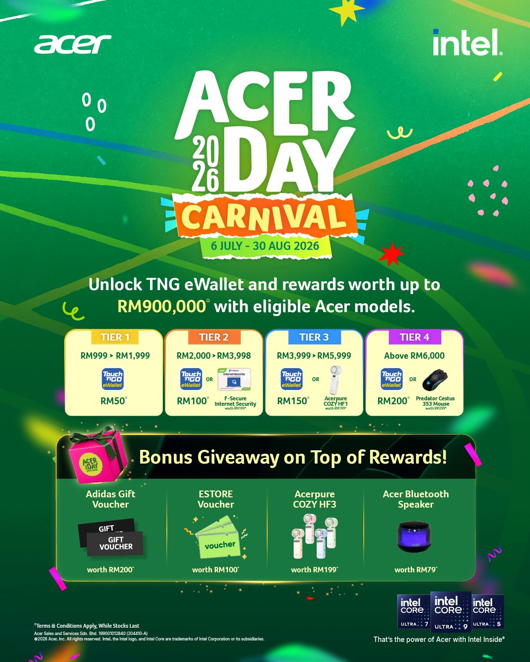 Acer Day 2026 登场！限时折扣最高 RM2,000，还有机会赢韩国釜山双人游 1