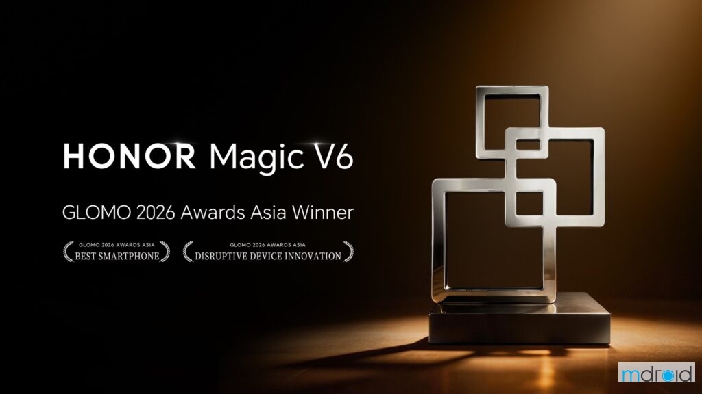 HONOR Magic V6 击败 iPhone 17 Pro 成亚洲最佳智能手机 GLOMO Asia HONOR Magic V6 2-2