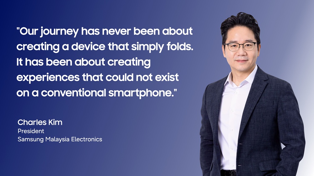 引领折叠创新:八年磨砺,将创新化为体验 KV_Charles Kim_Galaxy Z Fold Quote
