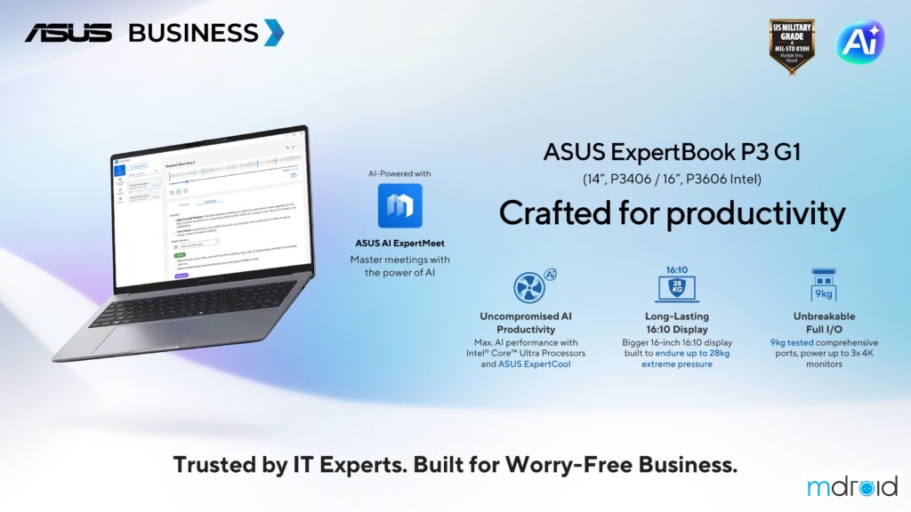 ASUS ExpertBook P 系列登陆马来西亚：三款商务本齐发，RM4,799 起