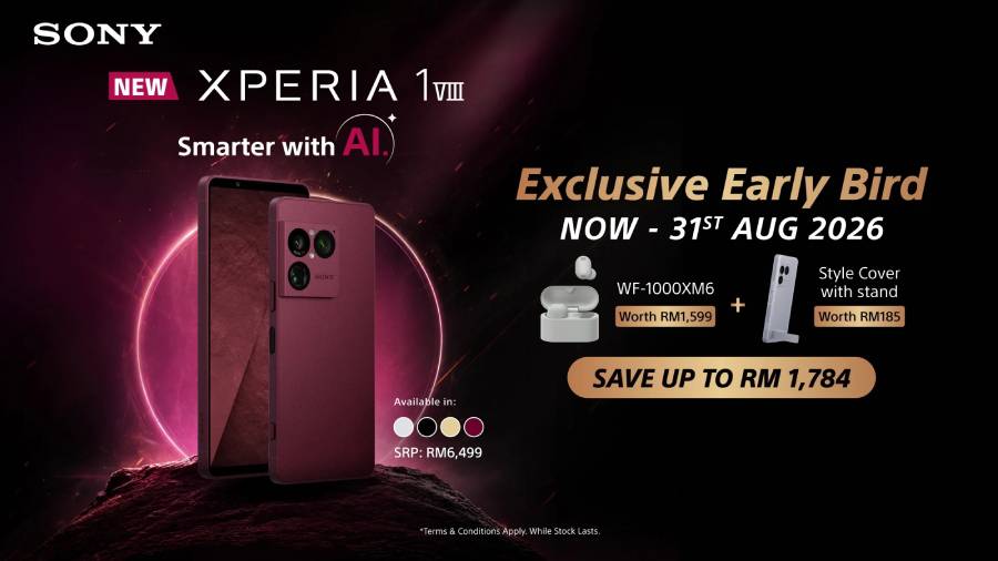 索尼Xperia 1 VIII大马发布:售价RM6,499! Xperia 1 VIII