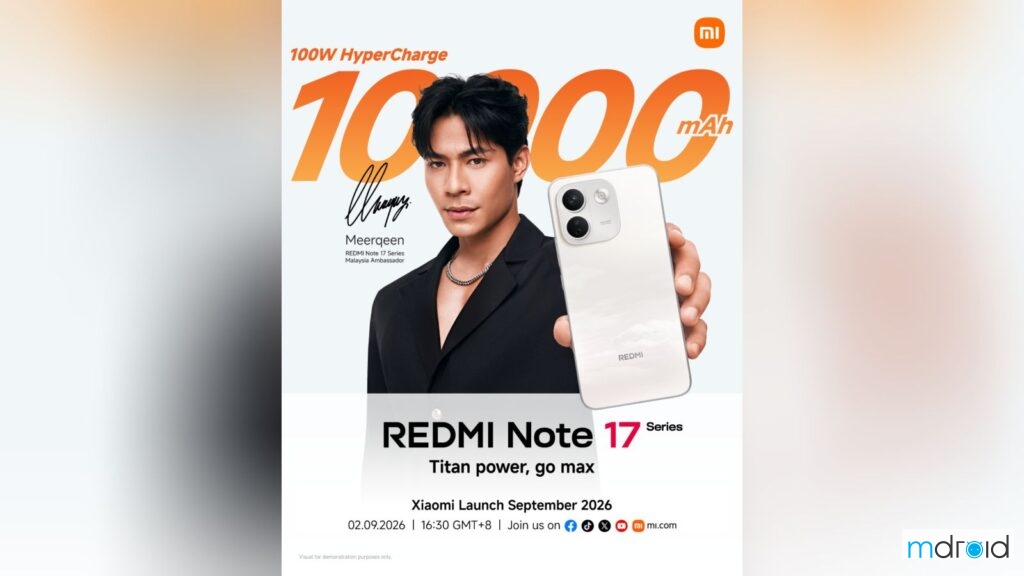 REDMI Note 17 系列马来西亚代言人