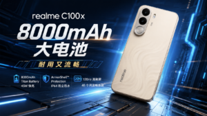 realme C100X 评测：8000mAh 大电池，主打续航、耐用与流畅