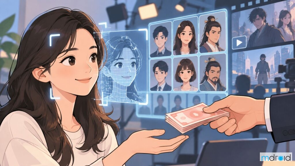中国AI短剧带火“人脸授权”生意:普通人靠一张脸也能赚钱 中国AI短剧带火“人脸授权”生意:普通人靠一张脸也能赚钱