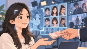 中国AI短剧带火“人脸授权”生意：普通人靠一张脸也能赚钱