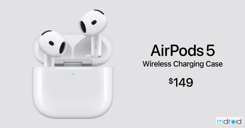 AirPods 5正式发布：开放式ANC降噪提升50%