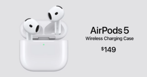 AirPods 5正式发布：开放式ANC降噪提升50%