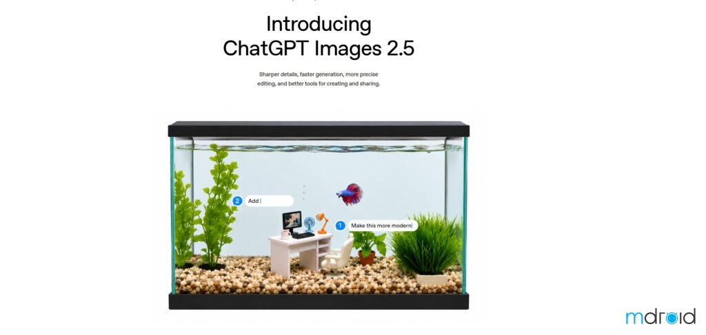 ChatGPT Images 2.5正式发布:生图快50%,新增Sketch草图创作 ChatGPT Images 2.5正式发布:生图快50%,新增Sketch草图创作