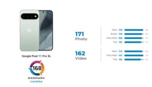 google-pixel-11-pro-dxomark-rank