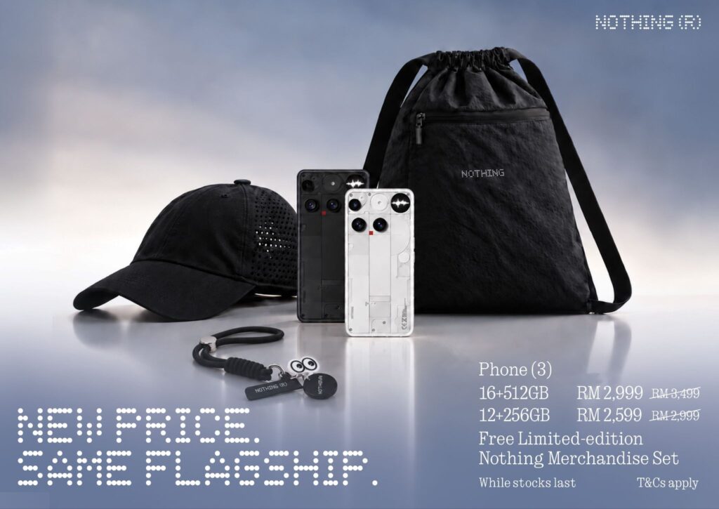 Nothing Phone (3)大马再降价!如今只需RM2,599起 Nothing Phone (3)大马再降价!如今只需RM2,599起