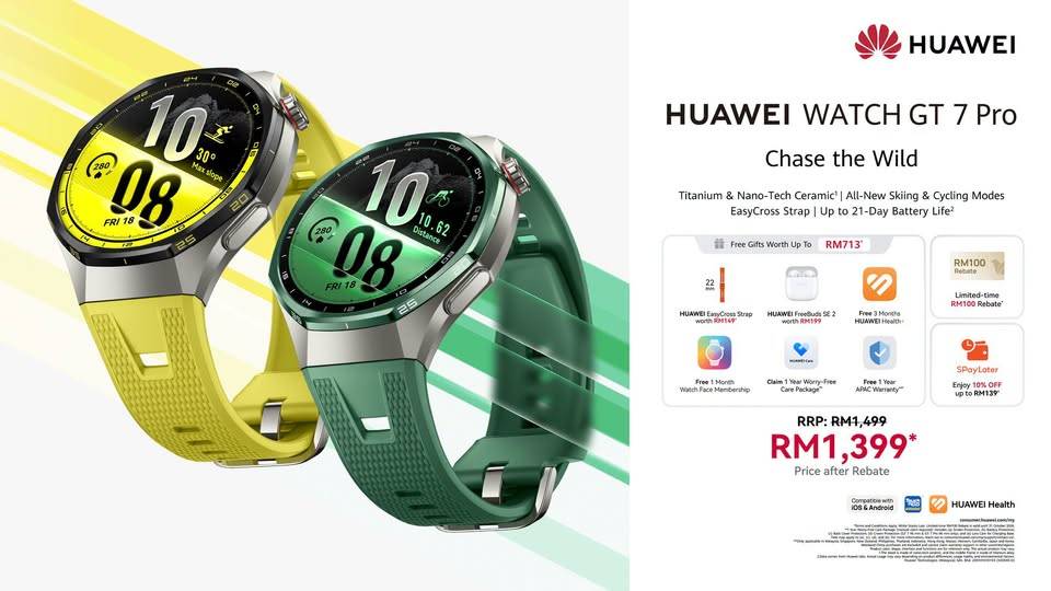 华为Watch GT 7系列大马发布:售价RM1,199起! 华为Watch GT 7系列大马发布:售价RM1,199起! 4