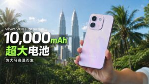 10,000mAh 超大电池加持，vivo V80 Lite 5G 为大马高温而生 