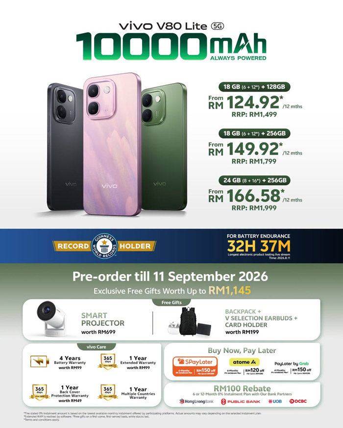 vivo V80 Lite大马发布：售价RM1499起！ 7