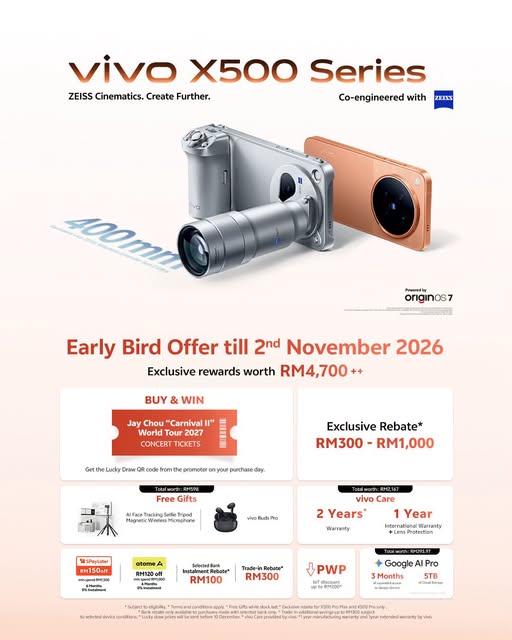 vivo X500系列大马发布：售价RM4,699起！ 6