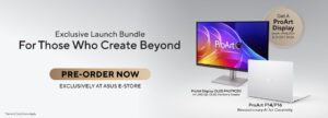 ASUS ProArt P14及P16大马预购，赠送PA279CDV OLED显示器