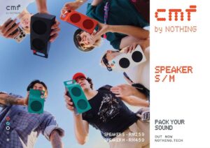 CMF Speaker S和Speaker M便携蓝牙音箱，大马售价RM259及RM459