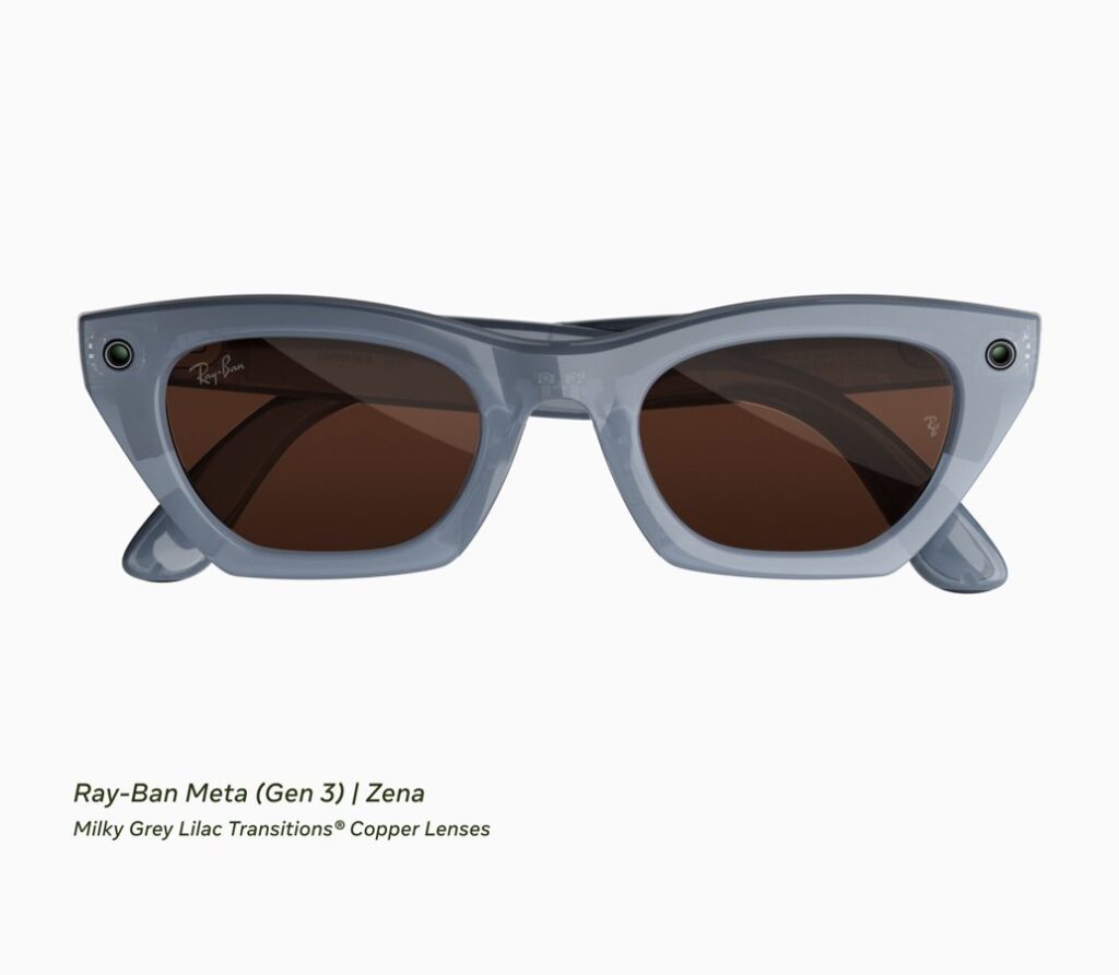 Meta智能眼镜10月20日大马开卖!Ray-Ban、Oakley四款齐登场,RM2,069起 Ray-Ban Meta Gen 3 Zena智能眼镜官方产品图