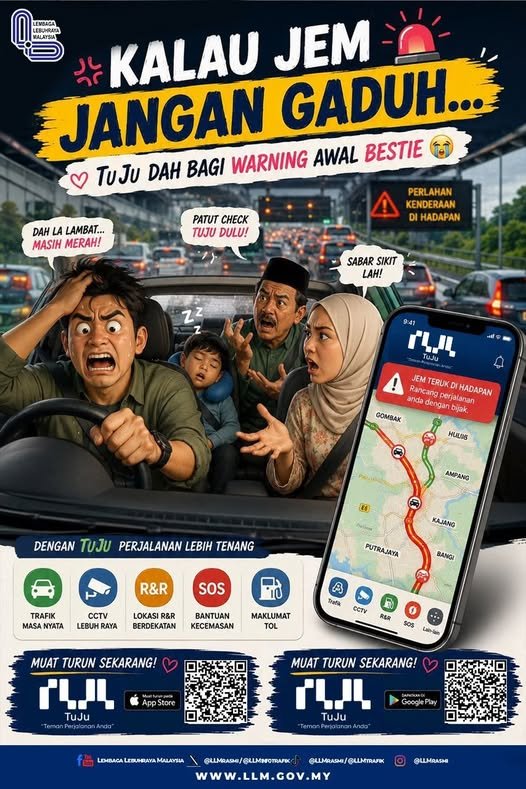 政府推荐TuJu取代Waze,媒体实测却踩雷!导航指示出错、不支持CarPlay LLM公布的TuJu导航应用官方宣传海报